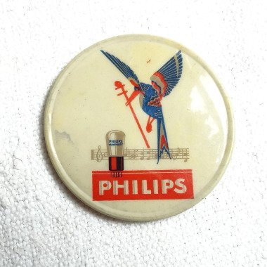 Vintage Philips Spiegel/Vintage Taschenanzeigenspiegel/Taschenspiegel/Sammler