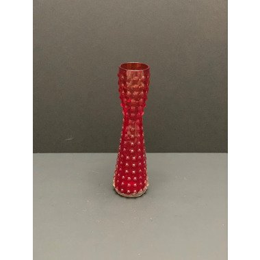 Vintage Rote Hobnail Vase 2 X 23 cm
