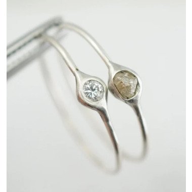 2 Diamant Ringe, Partnerringe, Hochzeitsringe