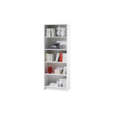 Bücherregal Standregal weiß 60 x 172 cm 4
