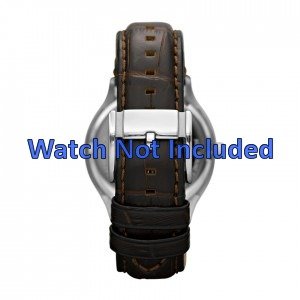 Fossil Lederband für Uhren & Uhrenarmband Fossil FS4737 Leder Braun 22mm