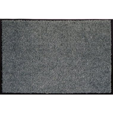 Fußmatte PROPER TEX UNI 60 x 90 cm grau waschbar
