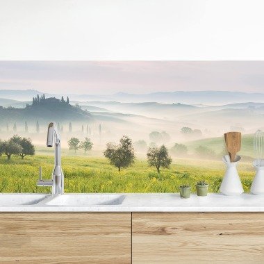 Küchenrückwand Natur & Landschaft Toskana Frühling