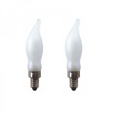 LED-Ersatz-Leuchtmittel E10 230V 0,6W Frost 2 Stück