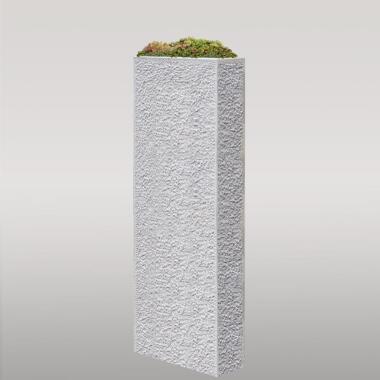 Modernes Doppelgrabmal mit oberseitiger Bepflanzung Cliento Viola