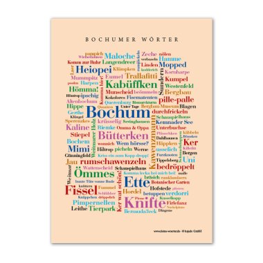 Postkarte Bochumer Wörter (DIN A6)