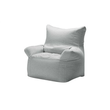 Sitzsack Sessel  Fiete   grau   Maße (cm):