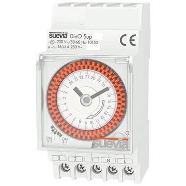 Suevia Zeitschaltuhr für Hutschiene Betriebsspannung: 230 V/AC Supra D