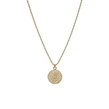 iz-el Silberkette Halskette Gold Mandala