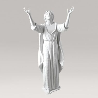 Lebensgroße Jesu Christi Skulptur aus Marmorguss