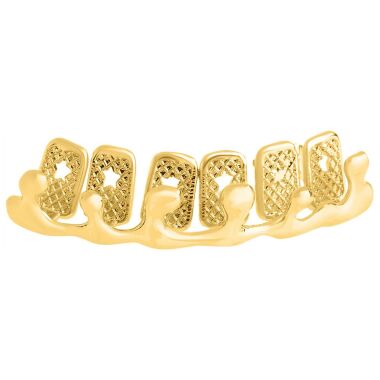 One size fits all Top Grillz Bling Drip gold
