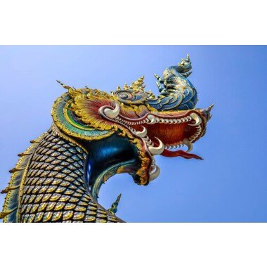 Papermoon Fototapete »Chinesische Drachenfigur«