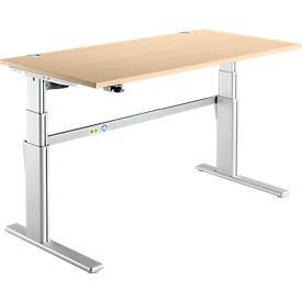Schreibtisch Komfort, elektrisch höhenverstellbar