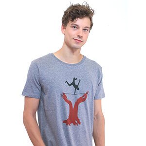 Spangeltangel T-Shirt Slackline, Herrenshirt