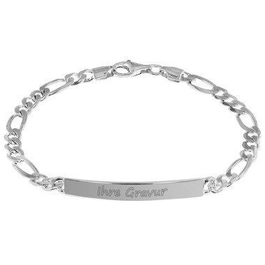 trendor 35958-21 Gravur Armband 925 Silber