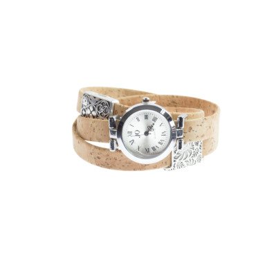 Uhr mit Lederarmband in Braun & Moderne Armband-Uhr Für Damen Mit Echtem
