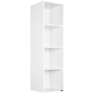 Casaria Bücherregal Skylar Weiß 106x30x30cm