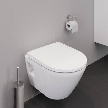 Duravit D-Neo Wand-WC Set, mit Tiefspül WC