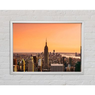 Empire State Building Perfekter Sonnenaufgang