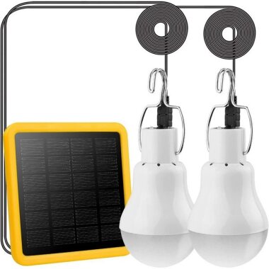 GelldG LED Solarleuchte Solarlampen 130Lumen