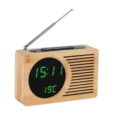 Günstiger Wecker in Grün & Atlanta 2601 Radio-Wecker mit Thermometer