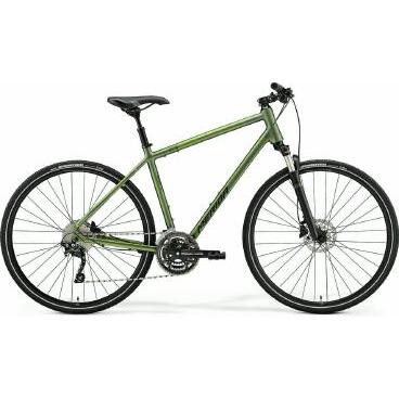 Herren-Fahrräder & Crossrad Merida Crossway 300 Herren 2022 M/51 cm, grün