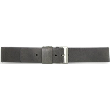Lederband für Uhren in Grau & Uhrenarmband Universal 827.07.22 Leder Grau 22mm