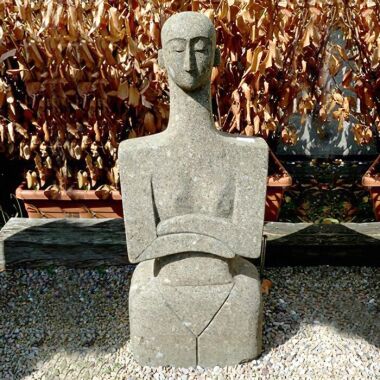 Moderne Skulptur Frau für den Garten Dian / 105 cm
