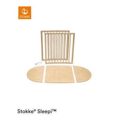 STOKKE Sleepi™ Kinderbett Umbausatz V3 natur