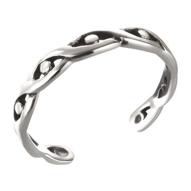Zehenring Zehring Schickes Design 925 Silber Fuss Schmuck Ring