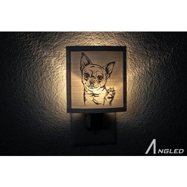 Chihuahua 3-D Bedrucktes Nachtlicht L Plug In