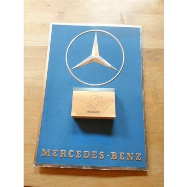 Mercedes Benz Wand Kalender 1960S Reklame Werbung