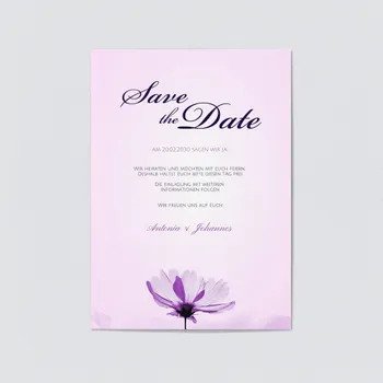 Save The Date Karten Hochzeit (5 Karten)