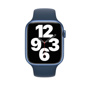 Uhrenarmband Smartwatch Universal Watch 7 / 05G Silikon Blau 32mm