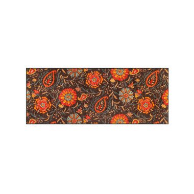Fußmatte in braun-orange von wash&dry