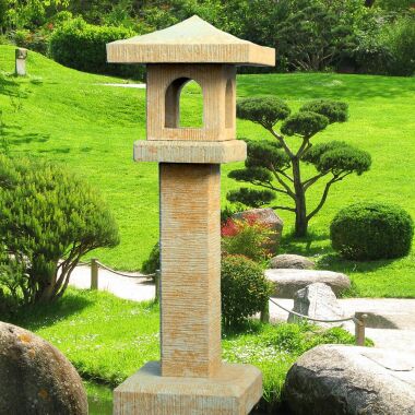 Garten Steinlaterne Japanisch Yamada / Antikgrau