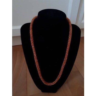 Halskette Orange