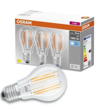 Osram LED Lampe ersetzt 75W E27 Birne A60