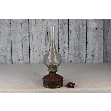 Antike Öl Lampe/Kerosin Vintage Laterne Alte