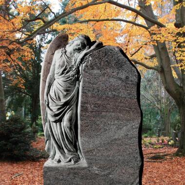Ausgefallener Grabstein mit Skulptur & Besonderer Grabstein mit Engel Figur