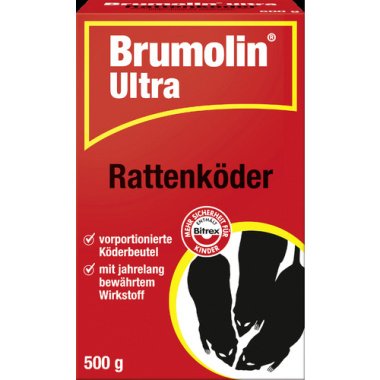 Brumolin Rattenköder »Ultra« rot