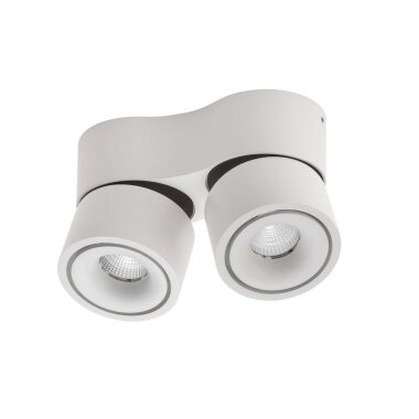 Lumexx Mini Double LED Aufbauleuchte weiß/schwarz
