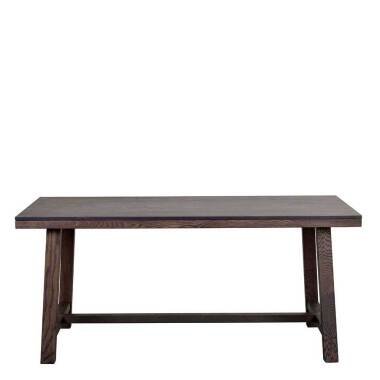 Massivholz-Tisch & Massivholztisch in Eiche dunkel gebürstet und lackiert