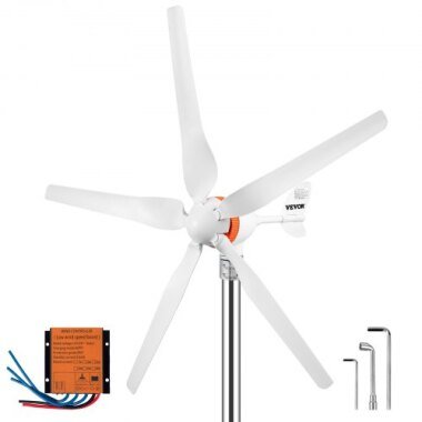 VEVOR 500W/12V Windgenerator Windkraftanlage Windrad Turbine Generator 5 Klingen