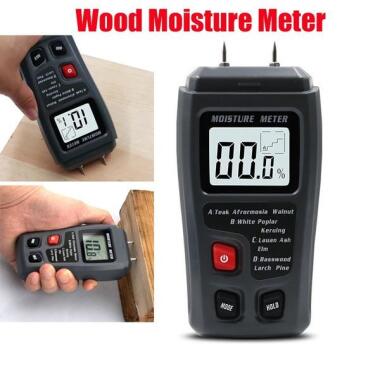 Digitales Holz-Feuchtigkeitsmessgerät/Feuchtigkeitstester/Feuchte-Hygrometer