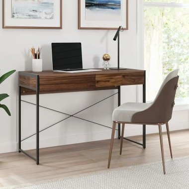 Schreibtisch, Computertisch mit 2 Schubladen