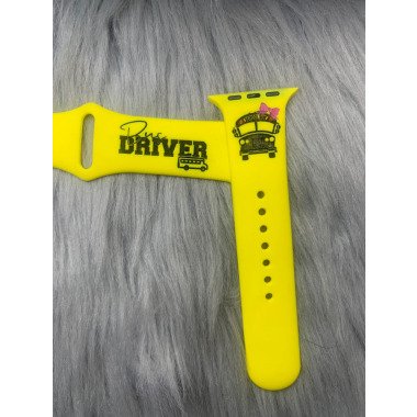 Schulbusfahrer Smart Watch Band Mit Silikon-Tinte