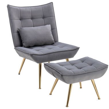 Sessel Samt Relaxsessel Loungesessel mit