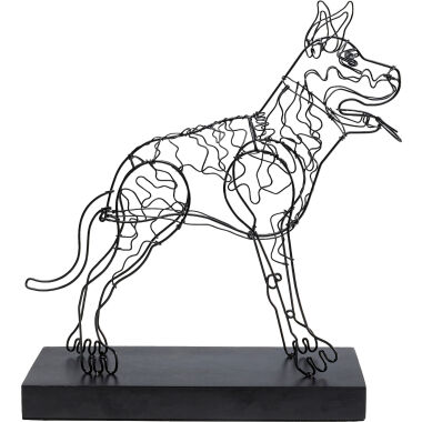 Skulptur Attack Dog