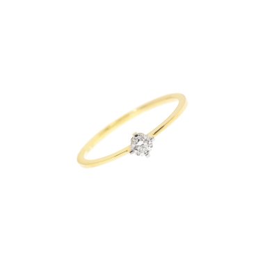 SOLITAIRE Ring 14K Gold